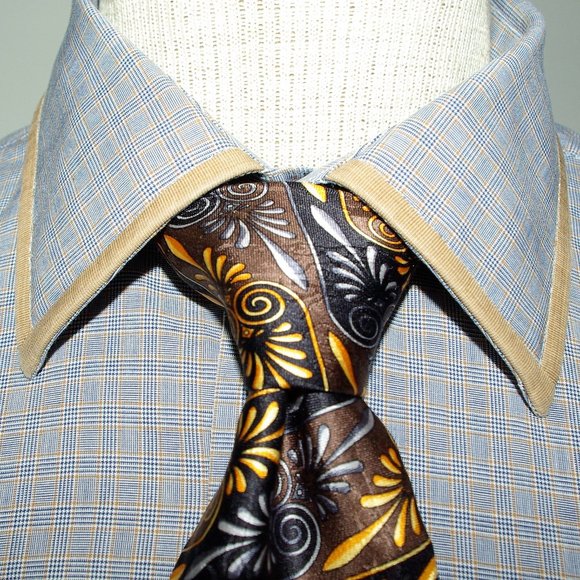 EUC Elegent H.Halpern Shirt/Tie/Pocket square. - Picture 3 of 9
